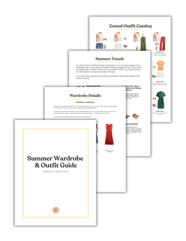 Summer Wardrobe & Outfit Guide 2025 (Casual & Work 2-in-1)
