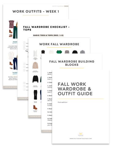 Fall WORK Wardrobe & Outfit Guide, 1st Edition